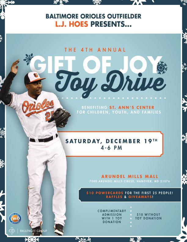 LJ Hoes - Gift of Joy Toy Drive - December 19th 2015